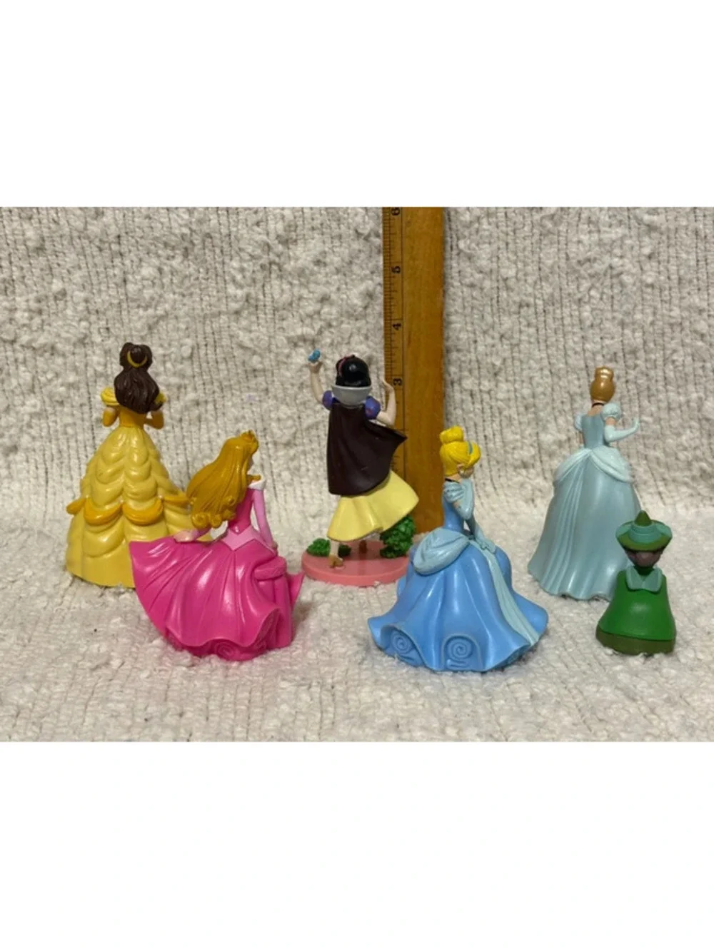 2x- Jakks 3” Posable Doll Disney Princess Belle 100 years Series Glitter Dresses